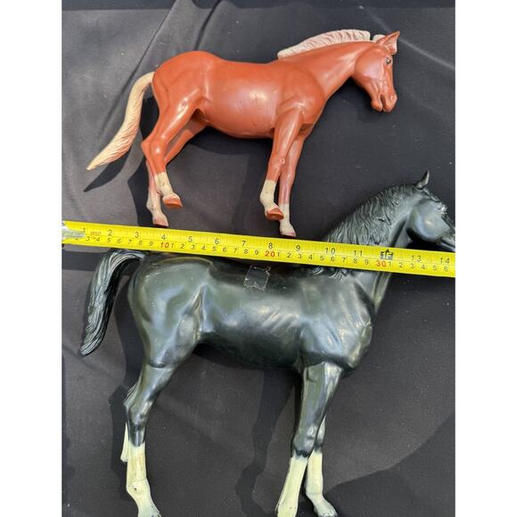 Rare Vintage Louis Marx Thunderbolt & Poncho 1960's Best Of the West Horses - Picture 3 of 12